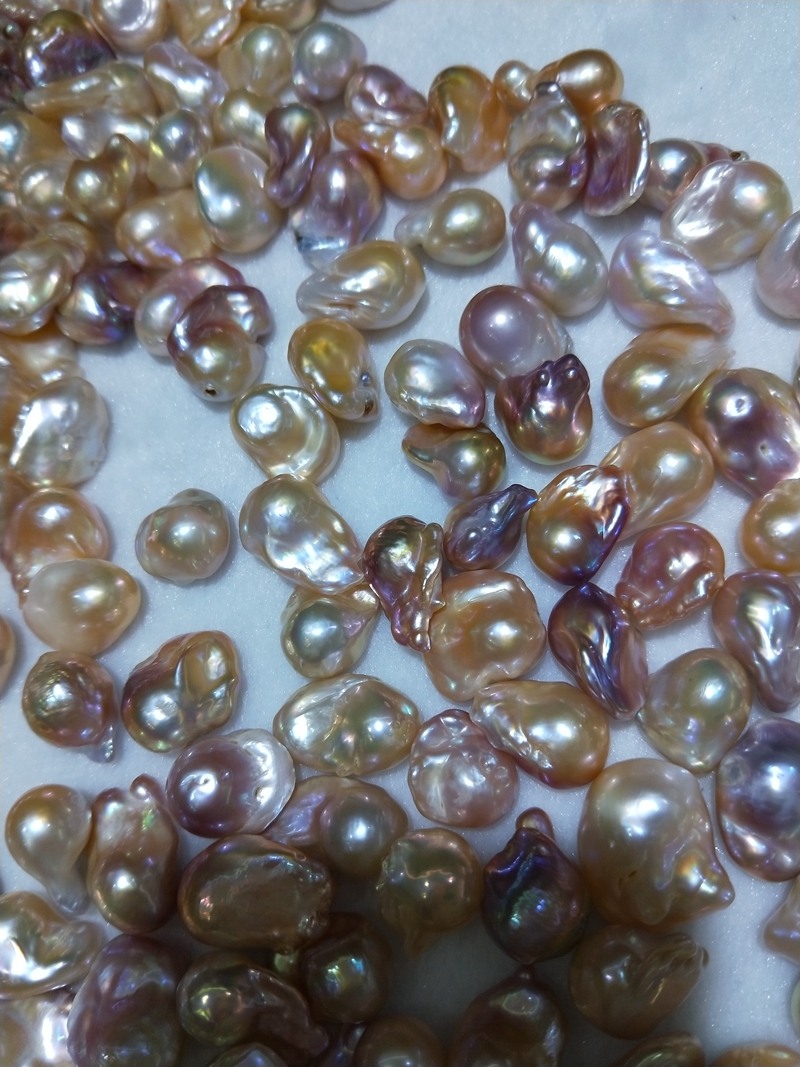 cultured freshwater Baroque irregular shaped loose Pearl beads Wholesale - Image 5