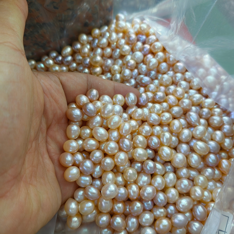 mirror luster rice pearl beads smooth surface