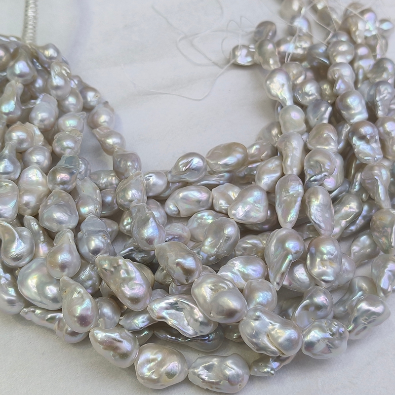 flameball baroque pearls with good luster