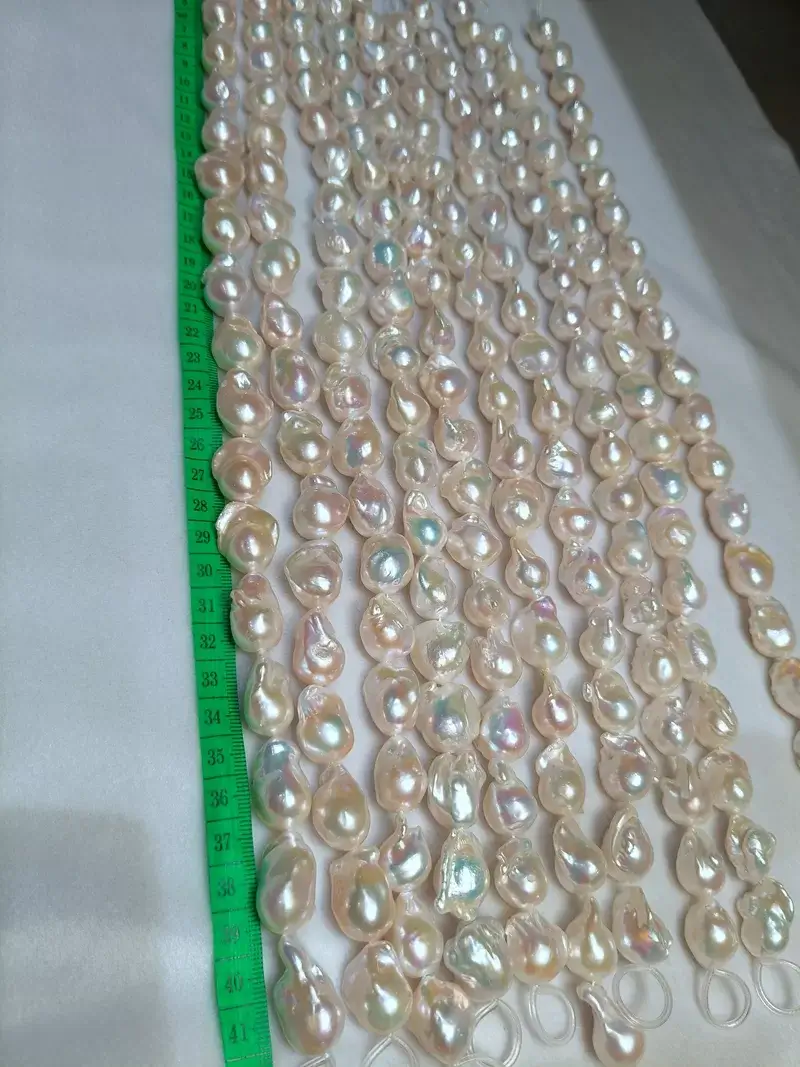 Loose baroque pearl strands raw material for independent jewelry designers