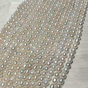 Bulk natural freshwater nugget pearl strands from a direct wholesale vendor, top bead supply for independent jewelry designer brands.