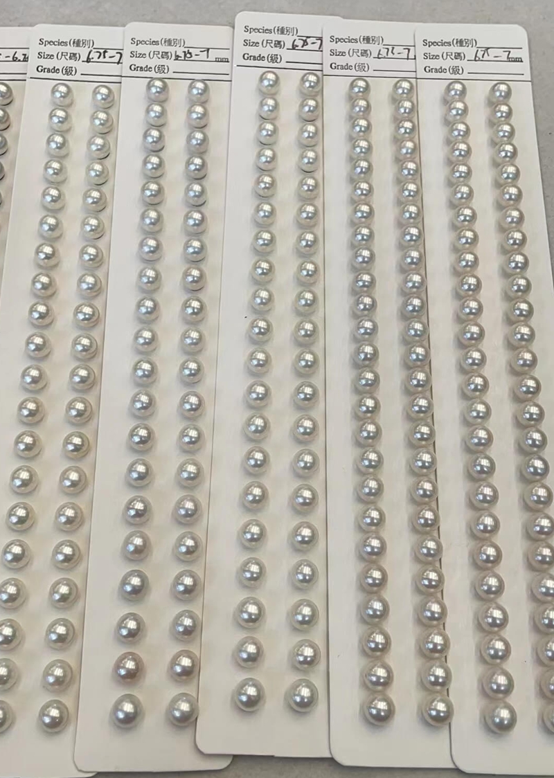 High luster natural white freshwater pearl pairs wholesale for DIY earring supplies